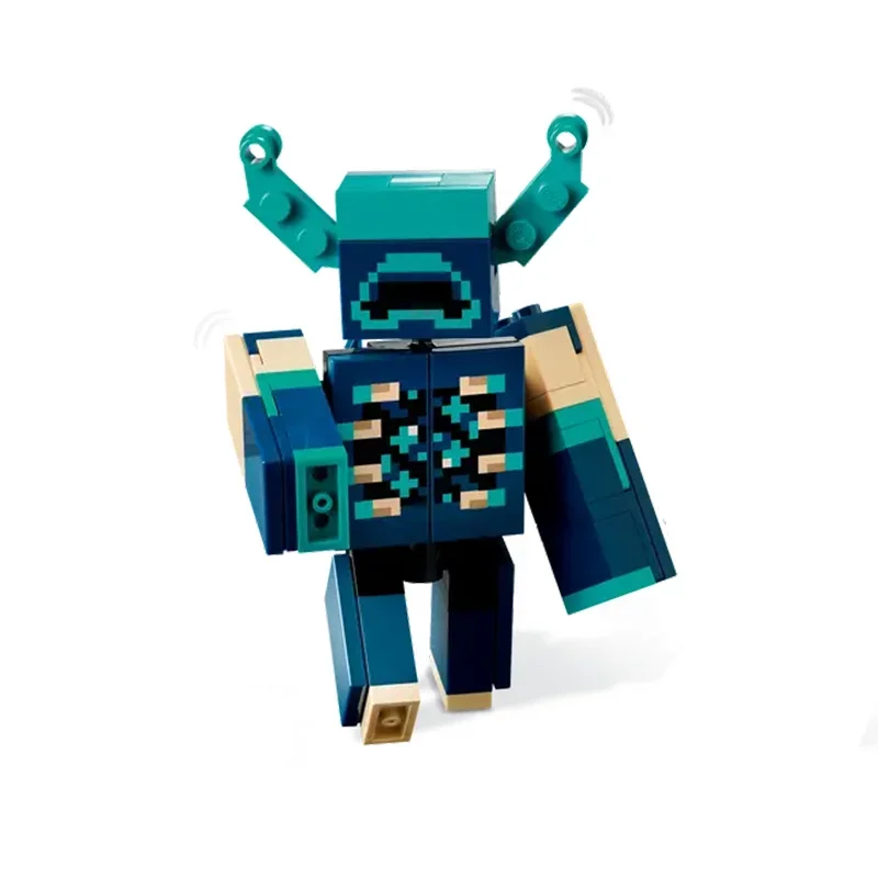 Compatibele stenen sets My DIY World Series bouwstenen The Deep Dark Battle Warden kindervakantiecadeau assembleren speelgoed