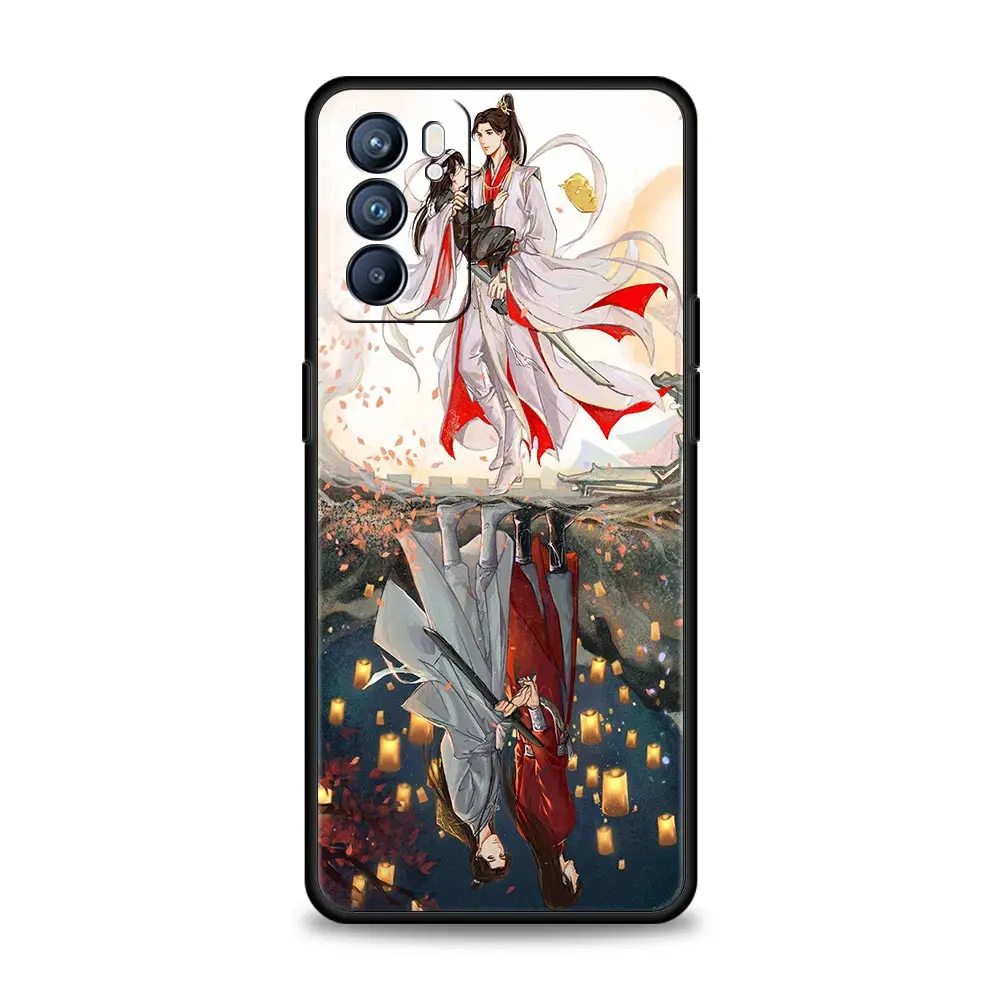 TGCF Heaven Official’s Blessing Phone Case For Oppo Find X5 A54 A53 A52 A9 2020 A15 A95 A16 A76 A74 Reno7 SE Reno6 Pro 5G Cover