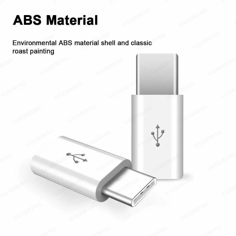 5PC Micro USB Female To Type C Male Adapter Converter Micro-B To USB-C Connector Charging Cable Adapter Mobile Phone Accessories