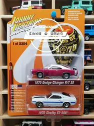 JohnnyLightning 1/64 Dodge Charger Shelby  Diecast Collection of Die-casting Simulation Alloy Model Children Toys