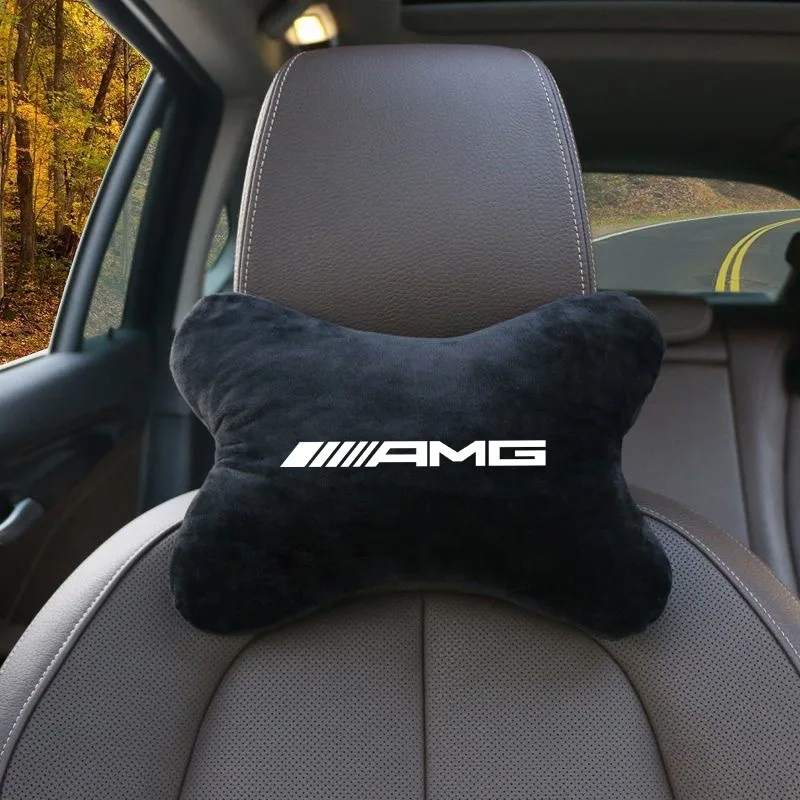 

Car Seat Head Neck Rest Cushion Headrest Pillow Protector For Mercedes Benz AMG GLC W203 W206 W220 W205 W211 W212 W201 W210 W108