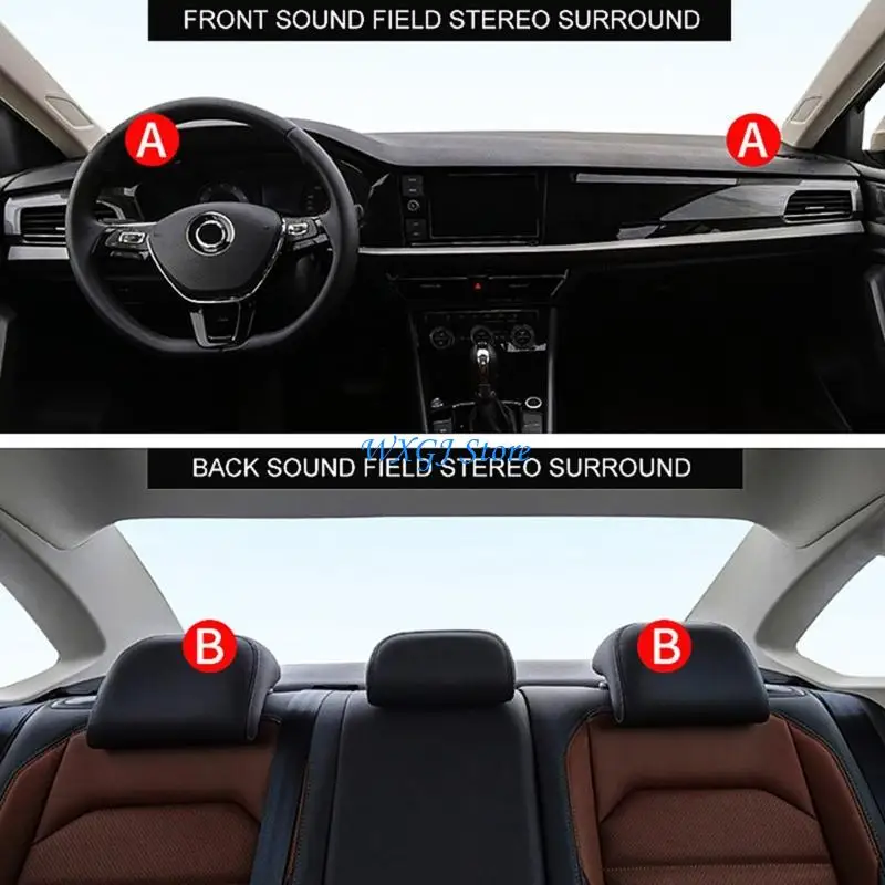 

37JE Car Center Speaker Midrange Sound Upgrade Automotive Central Speaker for Enhanced Sound Quality & Easy Installation