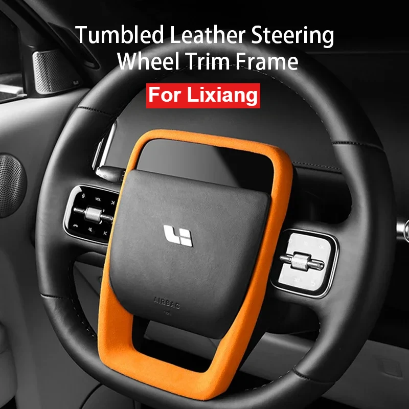 

For Li Lixiang L6 L7 L8 L9 Car Styling Steering Wheel Decorative Frame Steering Wheel Scratch Resistant Sticker Auto Accessories