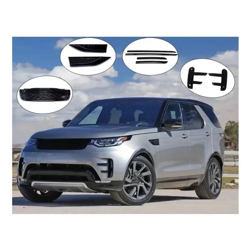 

Black Body Kit Discover 5 Spare Parts Car Accessories with Side Skirts Grille Rear