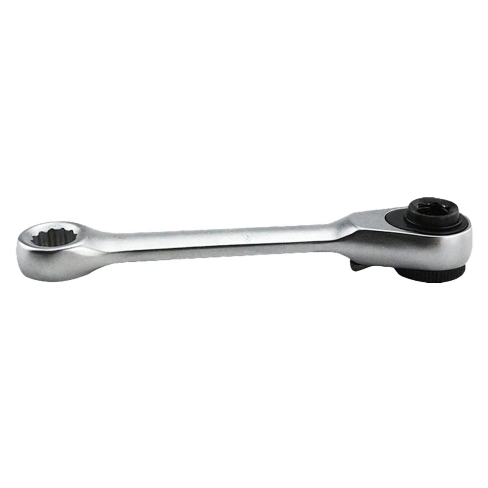 

60 Tooth Ratchet Double Headed Bias Design Chrome Vanadium Steel Ergonomic Design Maximum Torque Narrow Spaces