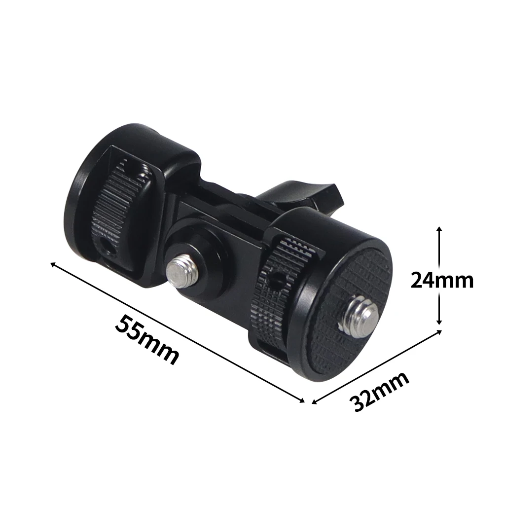 Aluminiumlegierung 1/4 Zoll Mini Stativadapter Halterung Basis für Gopro 13 12 11 10 für Insta360 X5 X4 X3 X2 für DJI Osmo Action Kamera – Detail 32