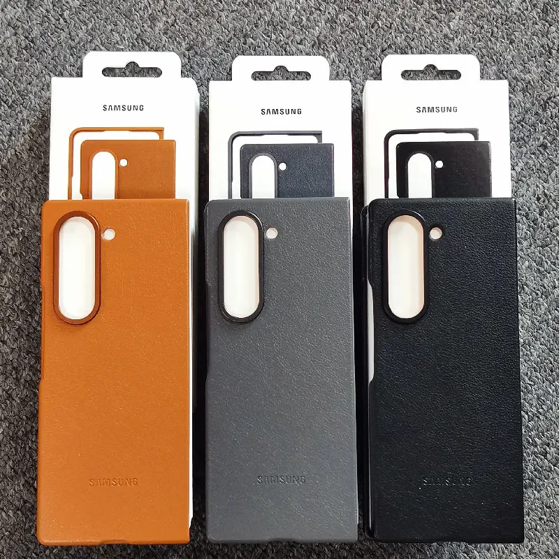 Etui Samsung Galaxy Z Fold 6 Fold6 Wysokiej Jakości Pokrowiec z PU Skóry Pełna Ochrona Tyłu Obudowa Ochronna na Telefon Galaxy Z Fold 6 Fold6 — zdjęcie produktu 5