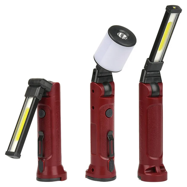 new outdoor TYPE-C charging emergency folding maintenance work light led multi-function magnet camping light