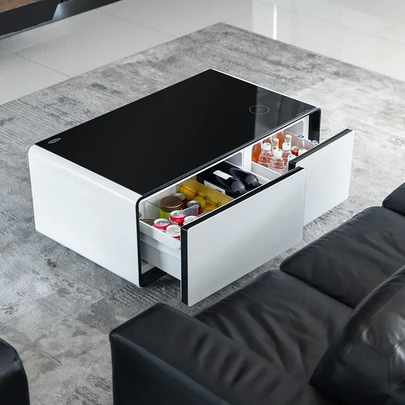 Newly Designed Coffee Table With Fridge Drawers And Cooling Storage Smart Table Living Room And Center Room