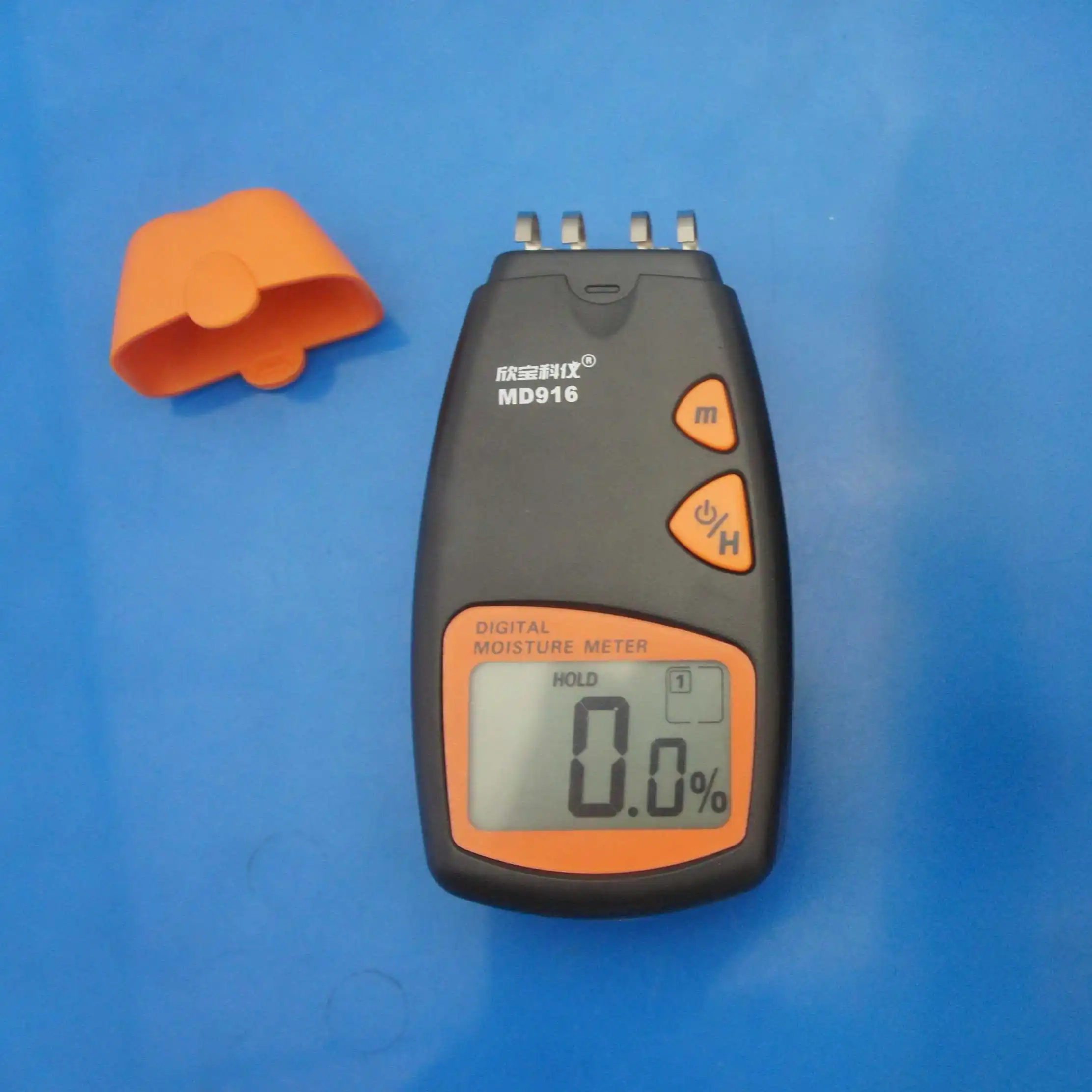 MD916 Portable Digital 4 Pins Paper Moisture Meter Tester 2%-40%