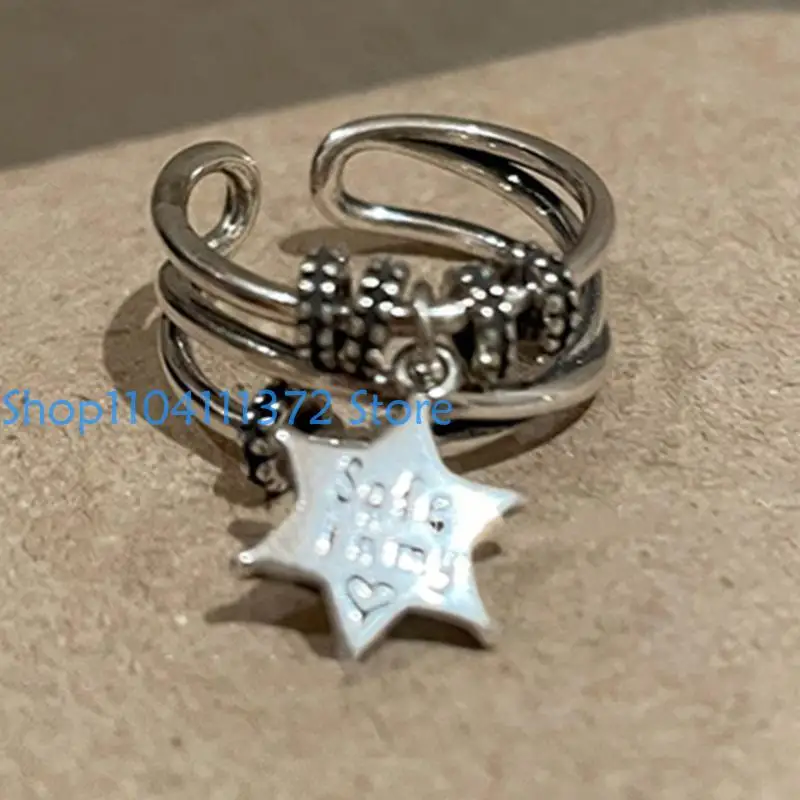 P9FE Star Dinger Rings Réglables d'ouverture ALLIAGE MATÉRIEL MATÉRIEL PART