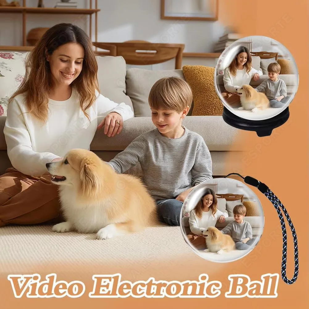 3D Crystal Ball Video Player Audio Video Display Electronic Ball Memory Ball Birthday Gift Mobile APP Version For Friends Bw01