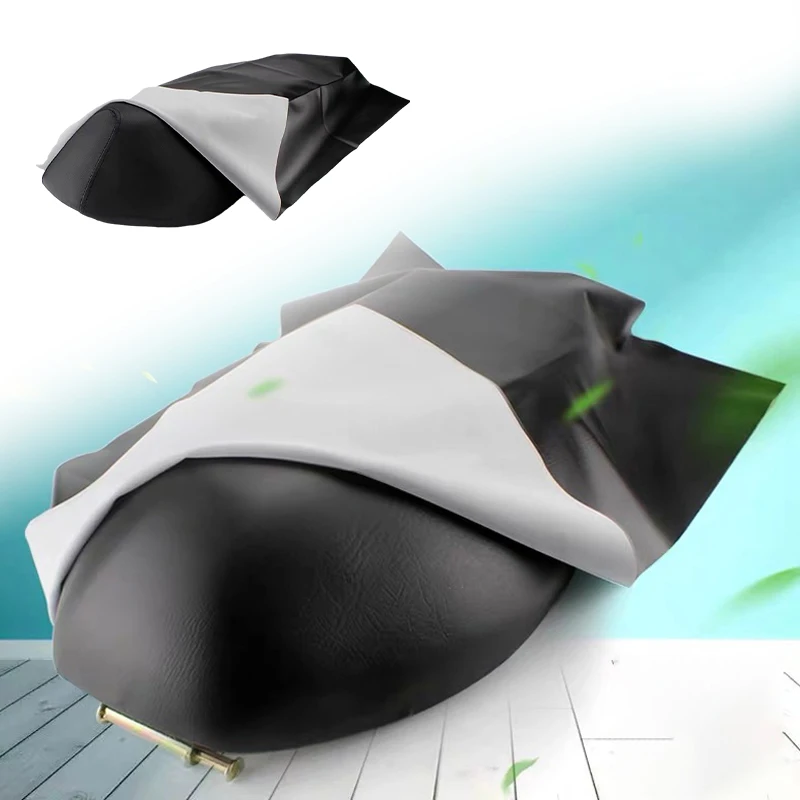 Motorcycle Seat Cover Pu Leather Seat Protector Wear-resisting Waterproof Cover For Motorcycle Scooter Electric Vehicle Cushion