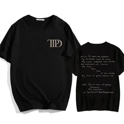 Album The Tortured Poets Department TTPD T-shirts Short Sleeve Cotton Comfortable Tee-shirt Casual Summer Men Women Tshirts Tees