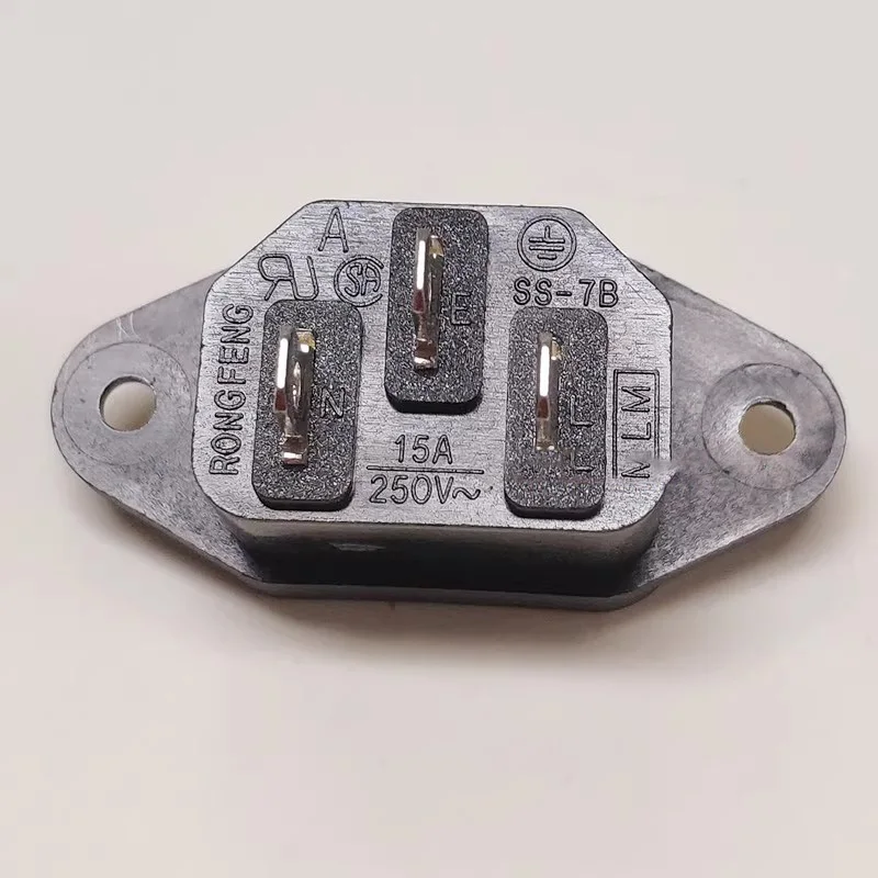 1~5pcs/lot AC-04 Electric Rice Cooker Electric Vehicle Computer Case Socket Striped End SS-7B 15A 250
