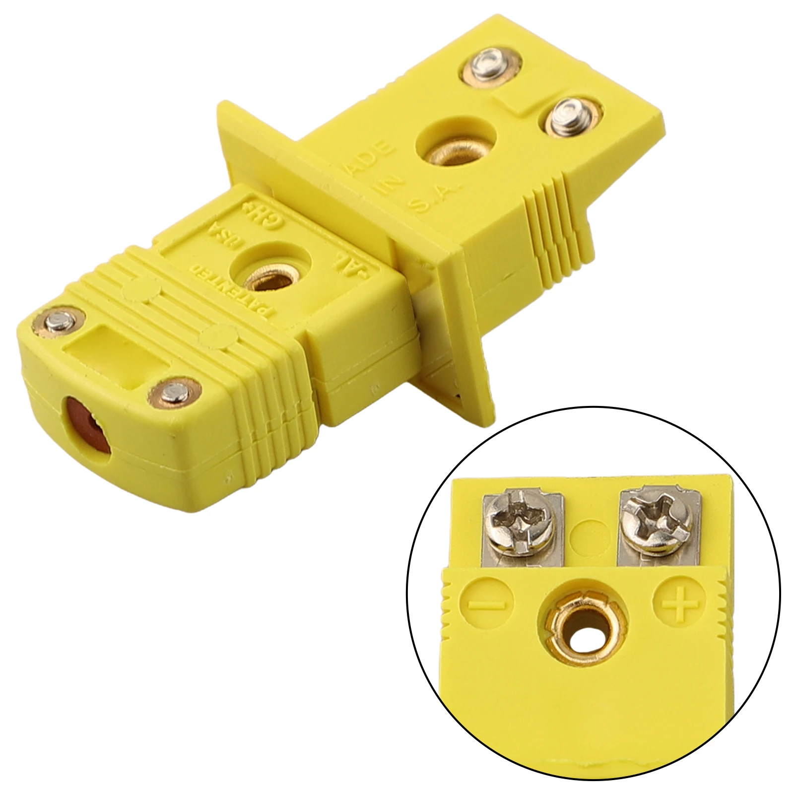 K Type Set Thermocouple Miniature Socket Panel Mount Alloy Plug- Connector Electrical Equipment Supplies Superior Quality