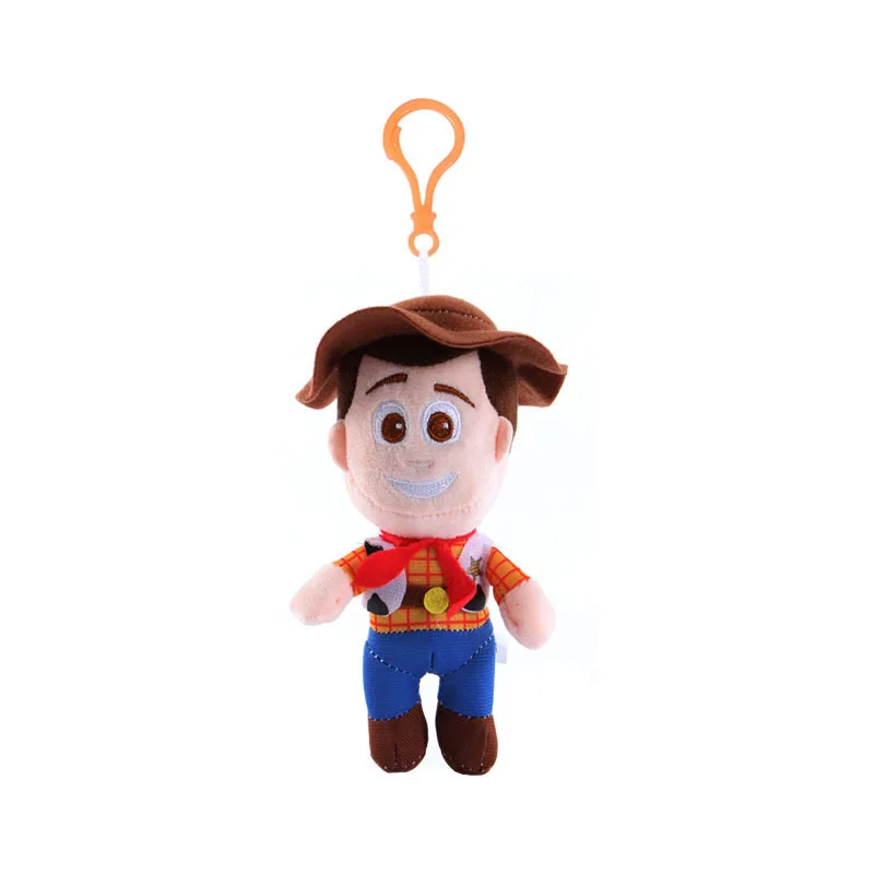 Disney Toy Story Buzz Lightyear Woody Q-Version peluche remplissage porte-clés sac pendentif sac à dos pour enfants fermeture éclair décoration jouet