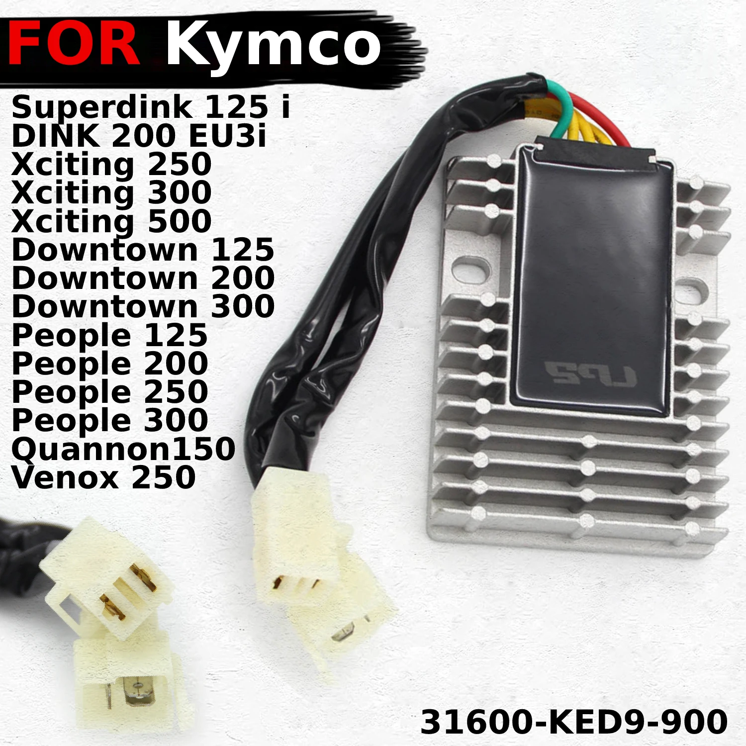 Voltage Regulator Rectifier 12V For Kymco Superdink 125 i Xciting 250 300 500 Downtown People 200 DINK EU3i Venox 31600-KED9-900