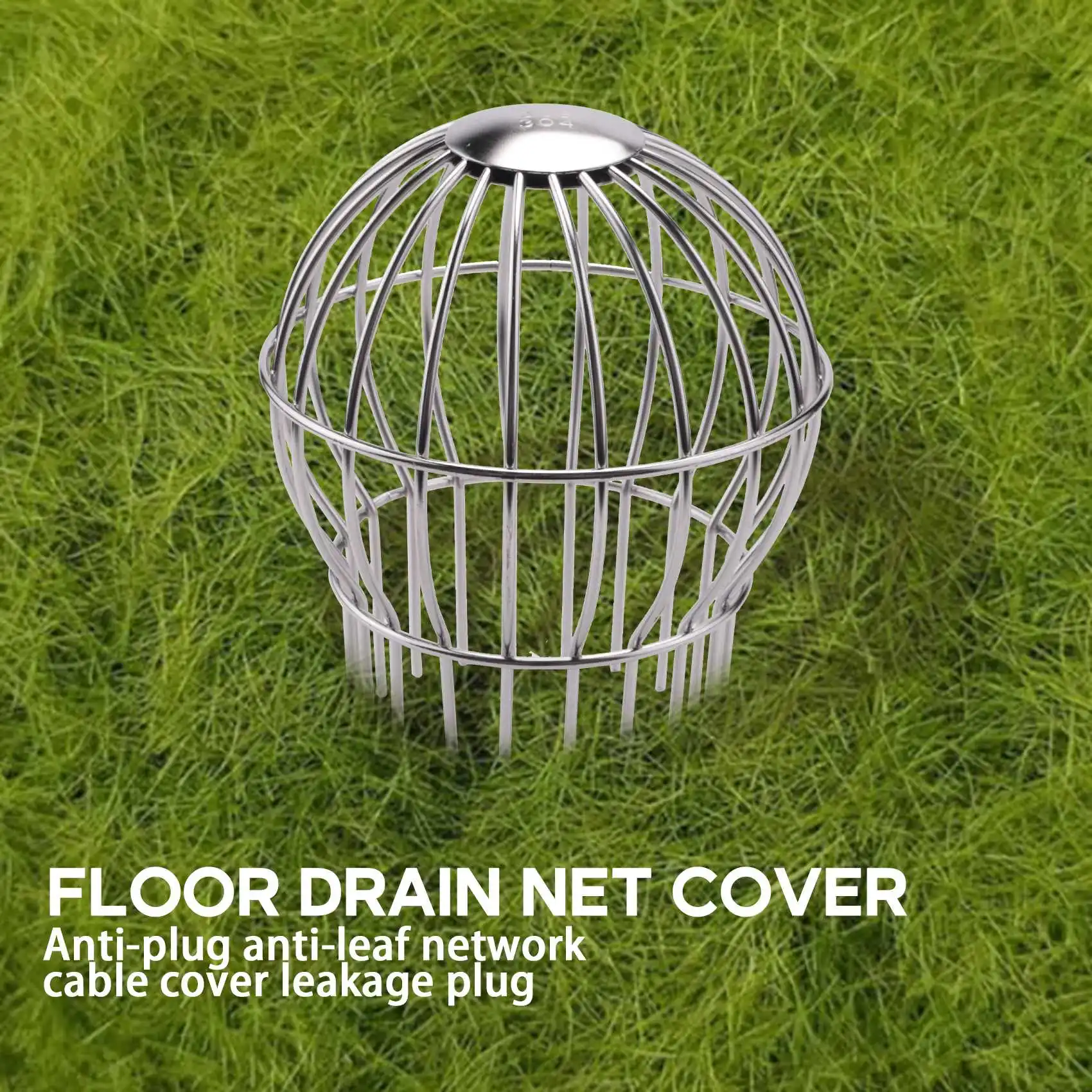 Drain Outdoor Roof Anti - Blocking Line Cap Round Net Cover Drainage Floor Line Leak Gutter Guard Filter-110