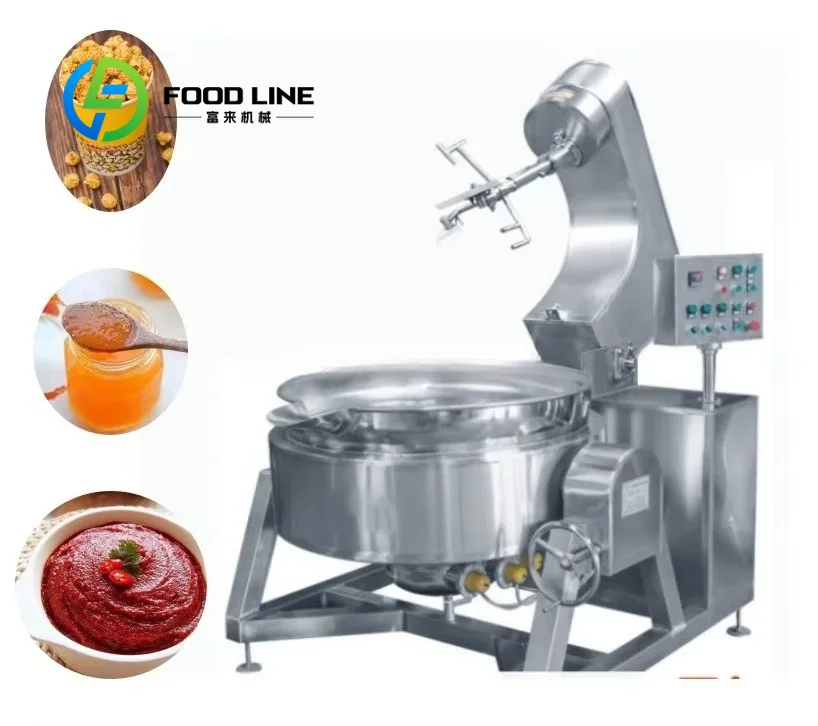 Mobile Planetary Cooking Kettle Universal Bottom Wheel Flexible Movement For Multi Workshop Switching And Temporary Processing