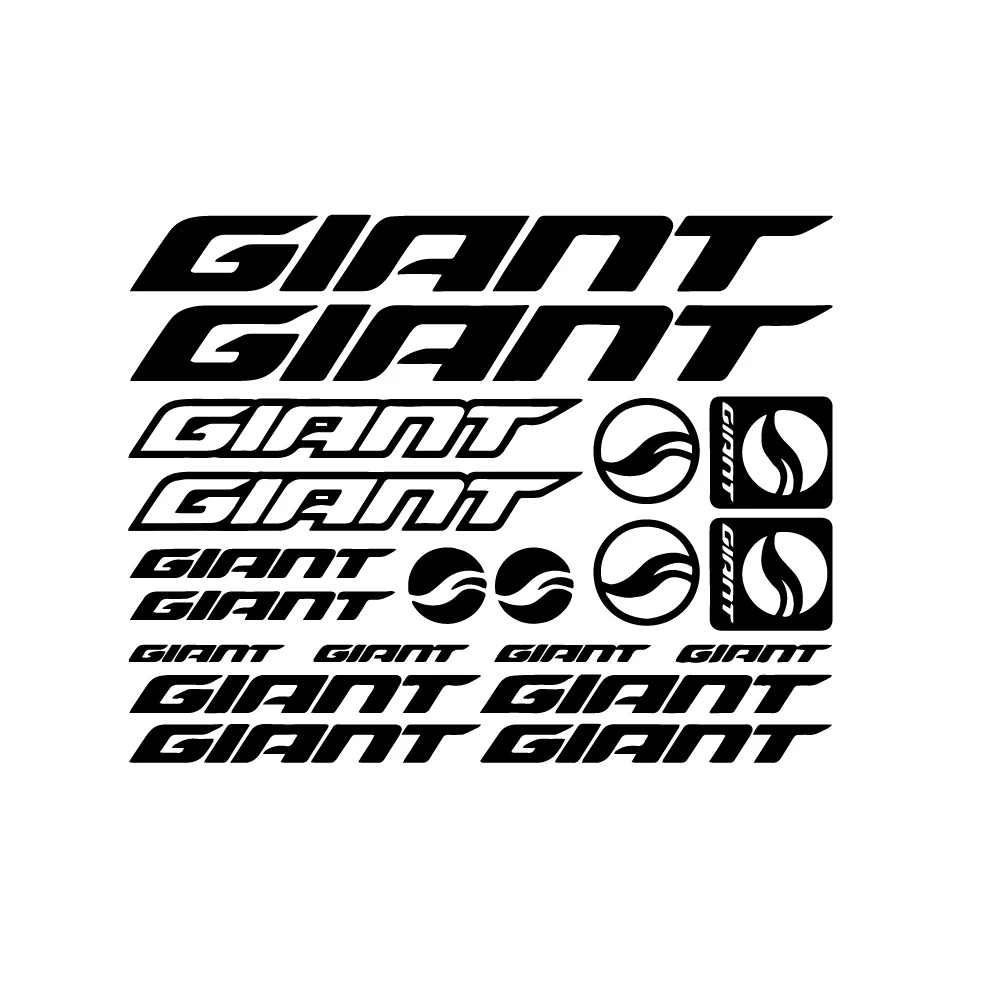 FUNNY 20X for KIT GIANT ADESIVI BICI CAR STICKERS BIKE MTB BDC BICICLETTA PRESPAZIATI PVC DECAL