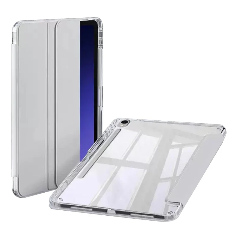 

Coque For Samsung Galaxy Tab S10 Lite Case 10.9'' Trifold Acrylic Back Hard Cover With Pen Holder Funda For Galaxy Tab S10 Lite