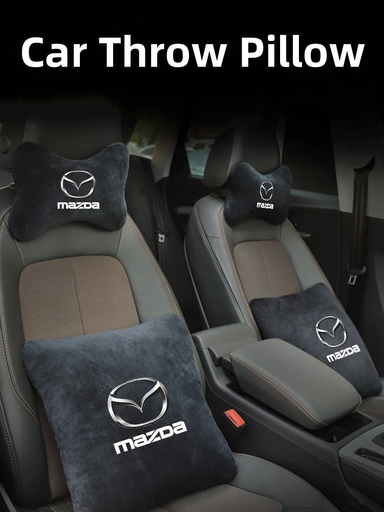 Picture 5: Car Neck Pillow Seat Headrest Lumbar Spine Protectio Throw pillow for Mazda Atenza Cx9 Cx7 Cx5 Rx8 Rx7 Mx5 Speed Axela CX30 CX3