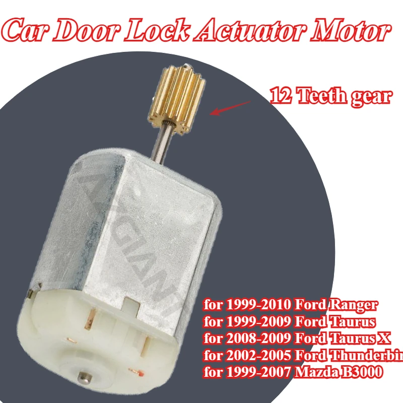 

AZGIANT 6L3Z25218A43AA car Door Lock Actuator Motor for Ford Ranger Taurus X Thunderbird Mazda B3000 12 Teeth metal gear tools