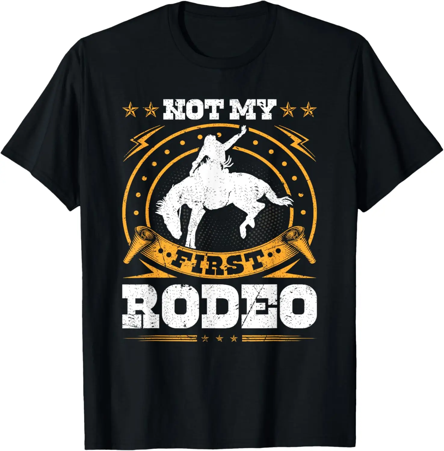 

Не моя первая футболка Rodeo Cowboy Western Bull верховой езды