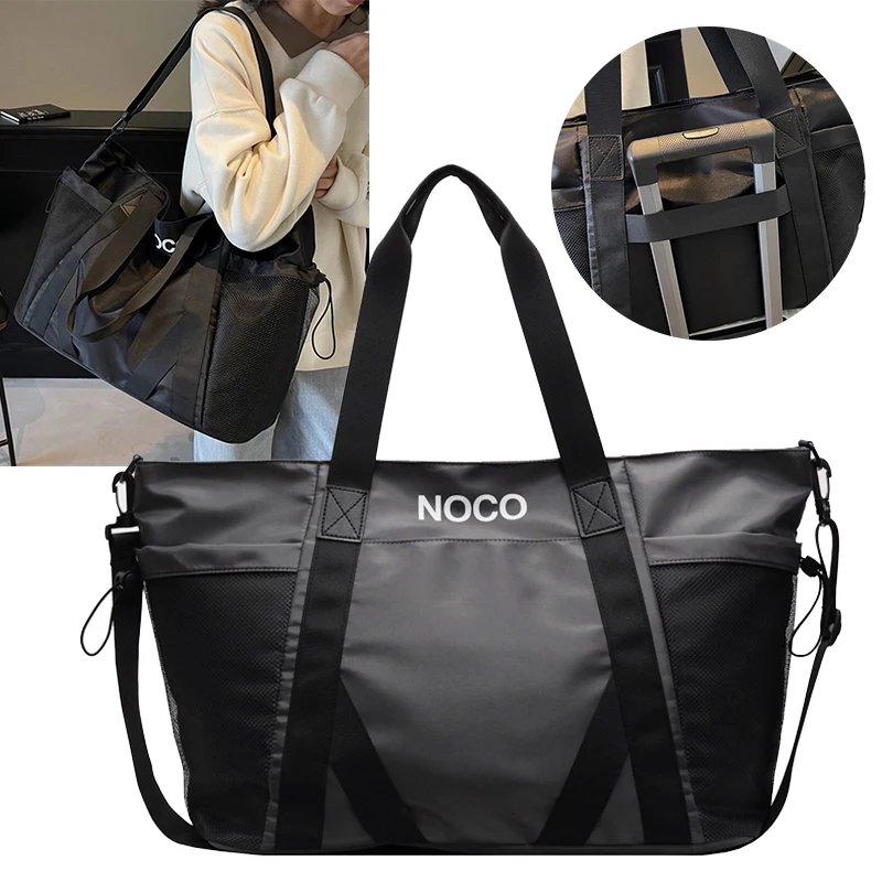 Bolsa de ginástica feminina grande capacidade esporte fitness bolsa à prova dwaterproof água saco de natação ao ar livre yoga portátil bolsa de ombro viagem mochila