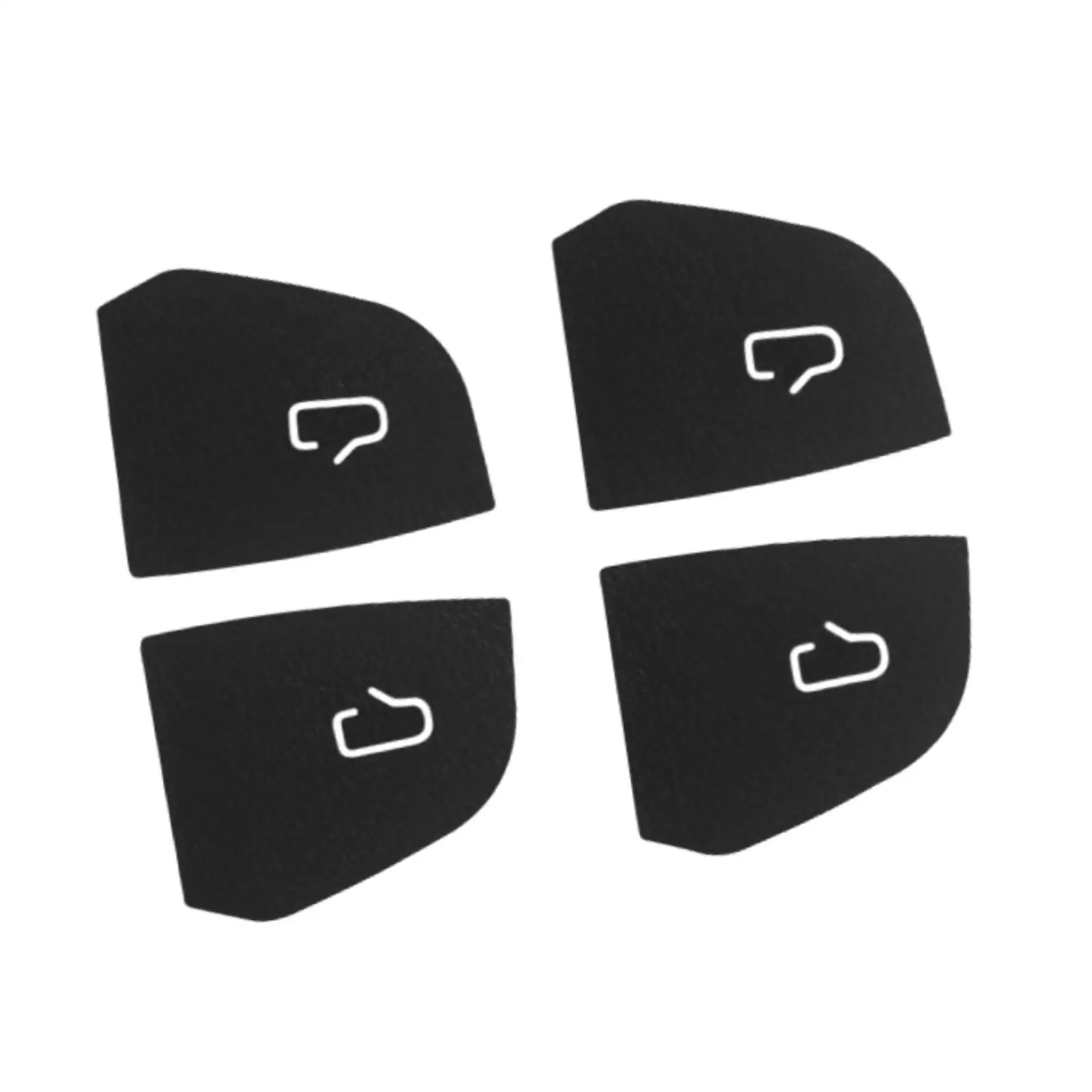 Car Button Cover Suede Door Switch Sticker Protector Interior Trim for Car Special Tool Dust Scratch Protection