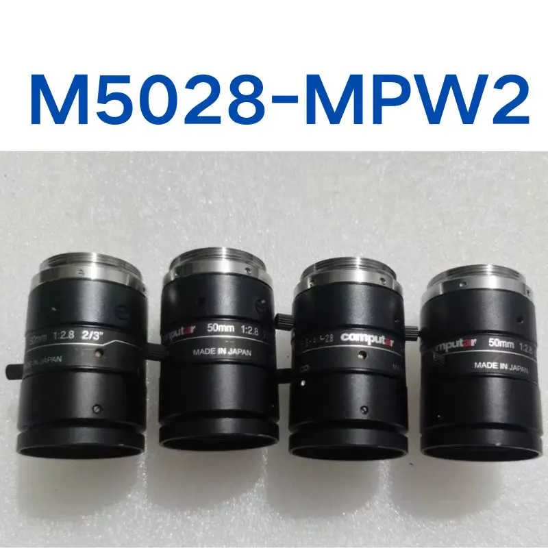 Used M5028-MPW2 Industrial lens tested OK, function intact