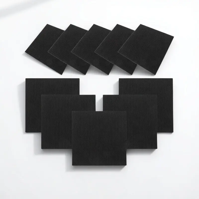 10Pcs Floor Tile Stickers Self Adhesive Anti-Slip Vinyl Decals for Kitchen Bathroom Laundry Room Temporary Flooring Solution