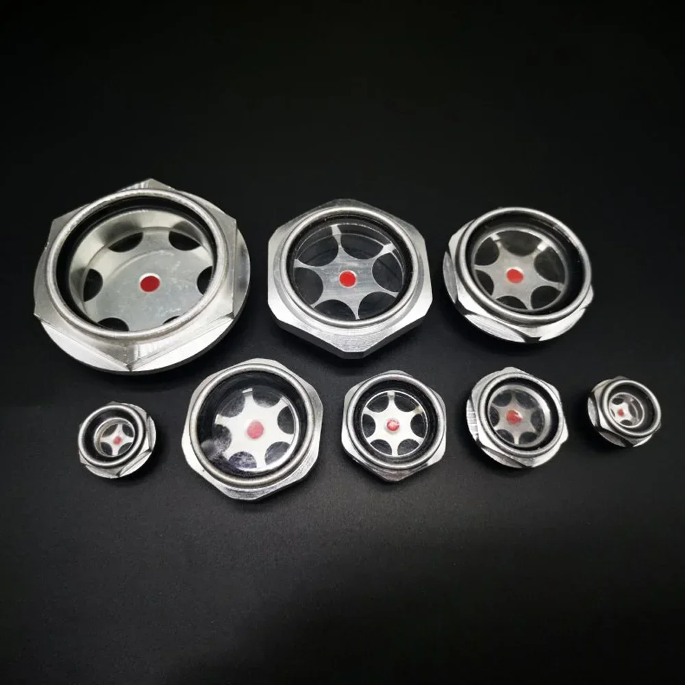 Oil Mirror, Tempered Glass Label, Round Window, Air Compressor Mirror, Peep Mirror