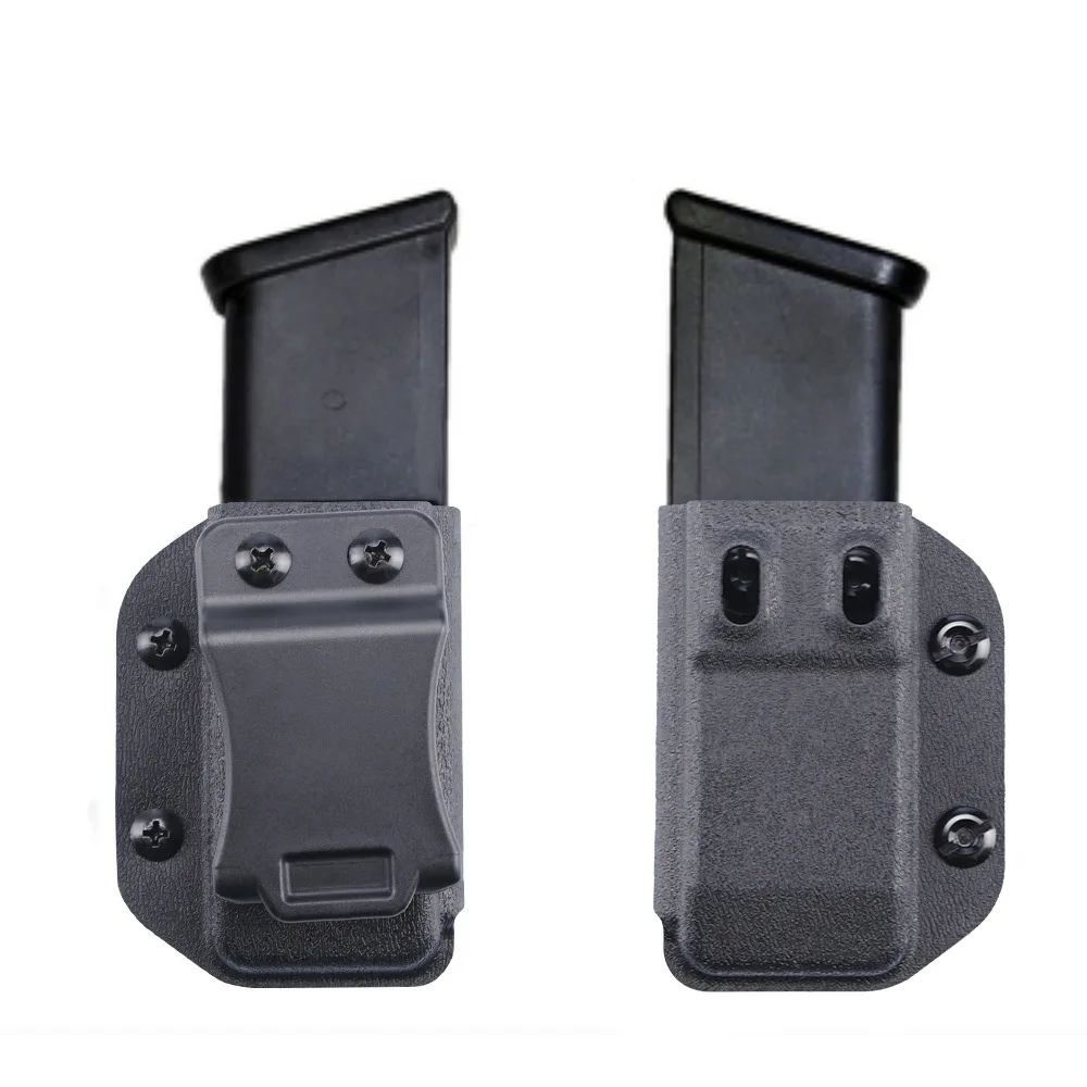 Tactical IWB KYDEX 9mm /.40 Double Stack Magazine Bag Glock CZ S&W H&K SIG P365 Pistol Cartridge Holster Gas Soft Hunting