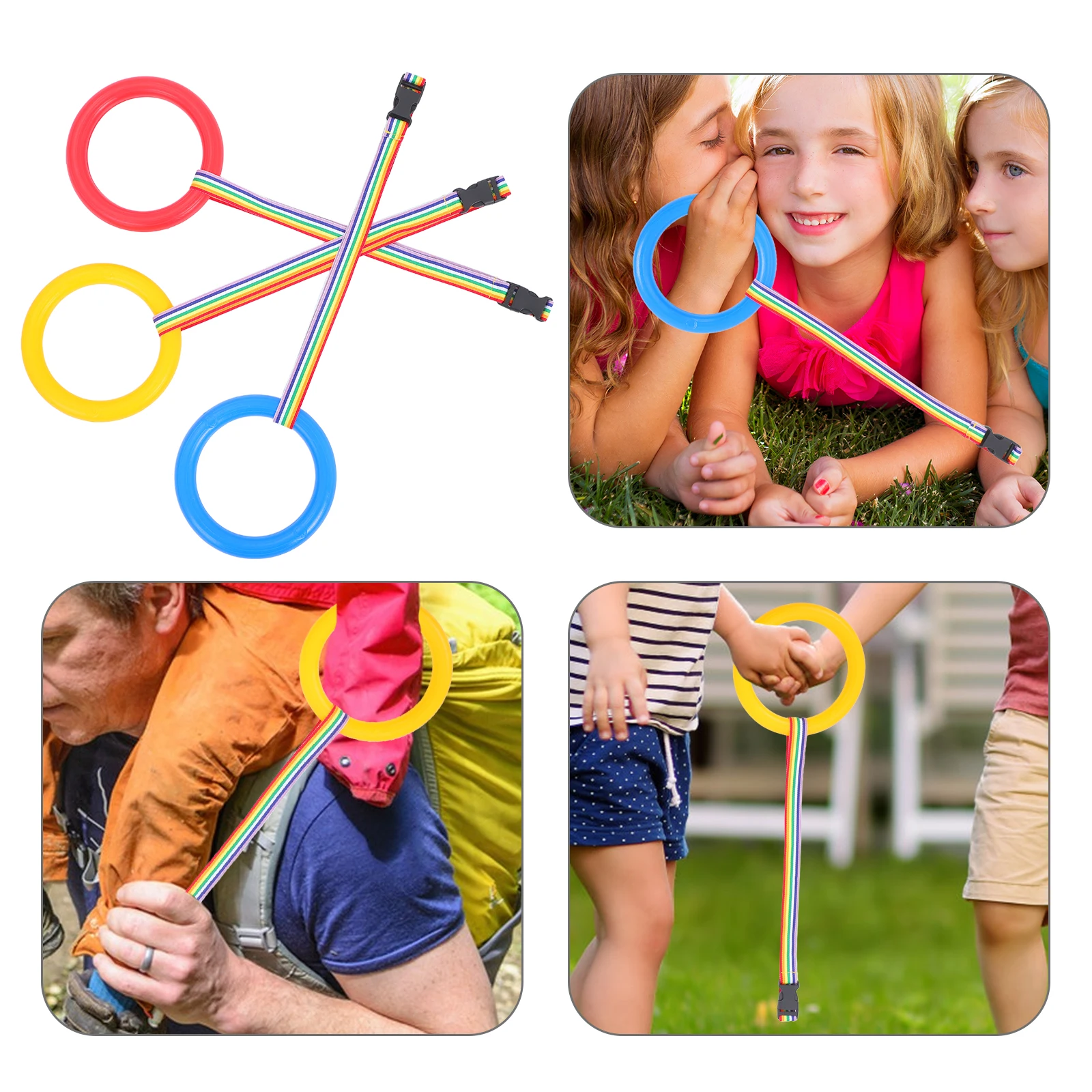 

3pcs Children Safety Walking Rope Detachable For Preschool Kindergarten Daycare Outdoor Toddler Leash Reins Harness Kids