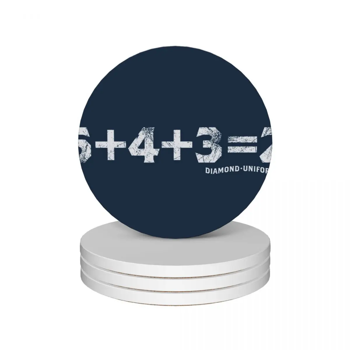 

6+4+3=2 Ceramic Coasters (Set of 4) cute set cute cute kitchen Coasters