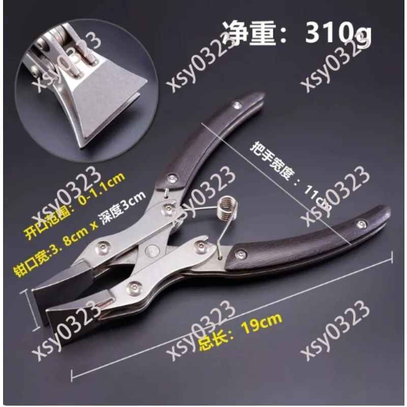 

35mm Integrated Chuck Parallel Pliers DIY Leather Craft Hand Clamping Tools