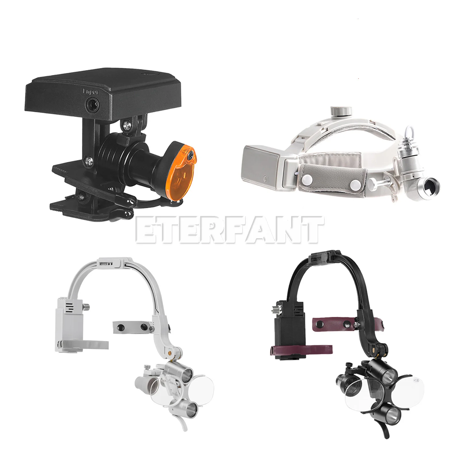 

Dental 5W LED Wireless Headlight Lamp/10W LED Headband Head Light/3.5X Headband Binocular Loupes 5W Dual LED Head Light 2Leds