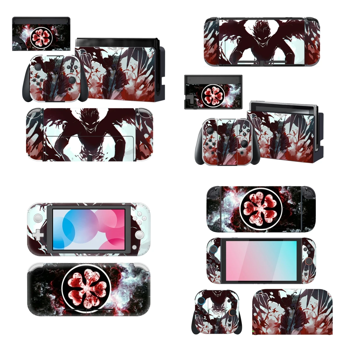 Anime Asta Schutzaufkleber Skin für Nintendo Switch 2 Konsole Joy-Con Controller Switch Lite OLED Vinyl