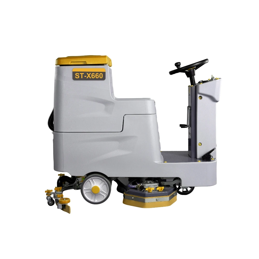 SUTO ST-X660 Ride on Floor Scrubber Dryer Automatic Floor Washing Machine Commercial Industrial Floor Cleaning Equipment view 5