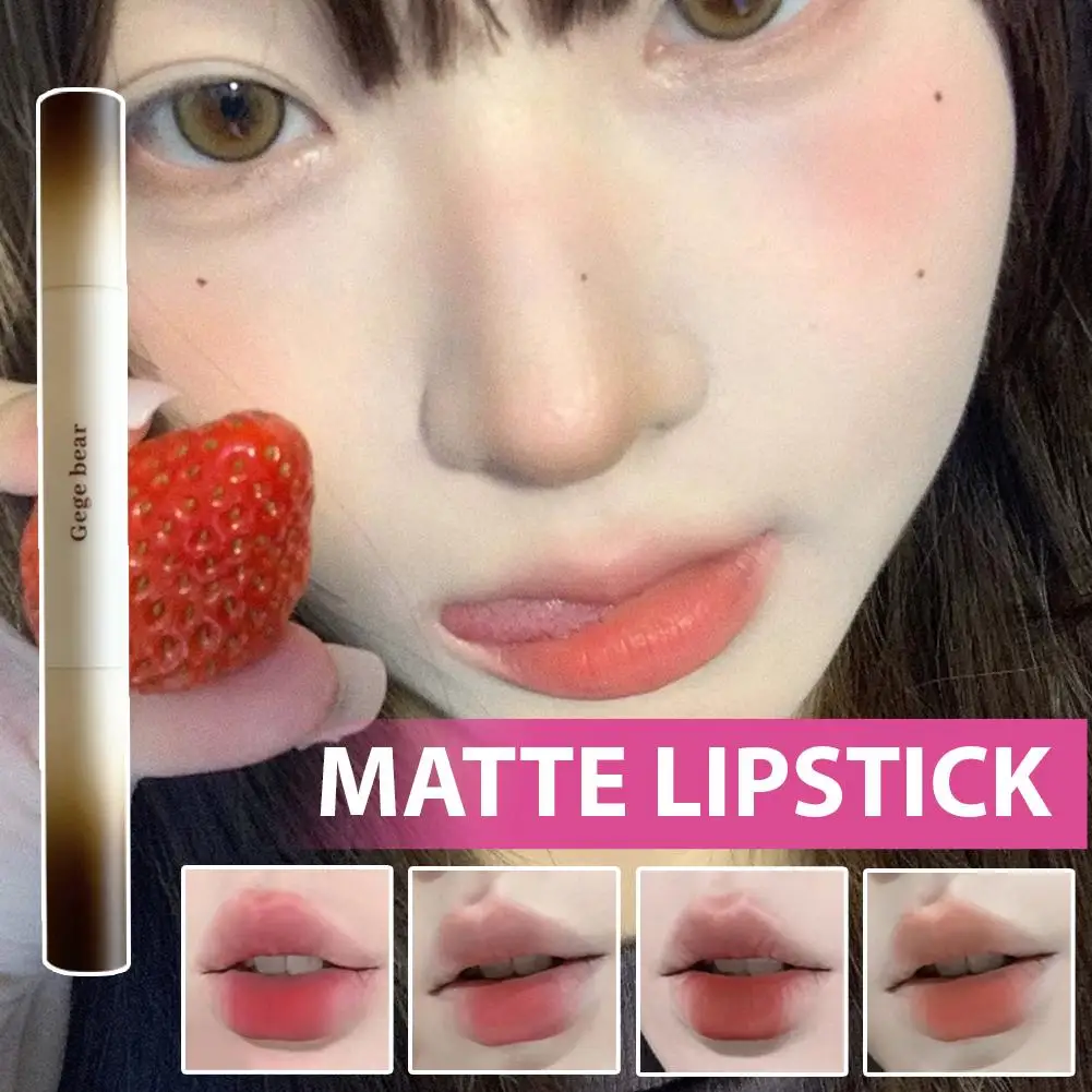 Venta al por mayor, crema en polvo para labios, niebla, cara, terciopelo, mate, hidratante, bálsamo labial cremoso, Natural, alto pigmento, barro labial resistente al agua