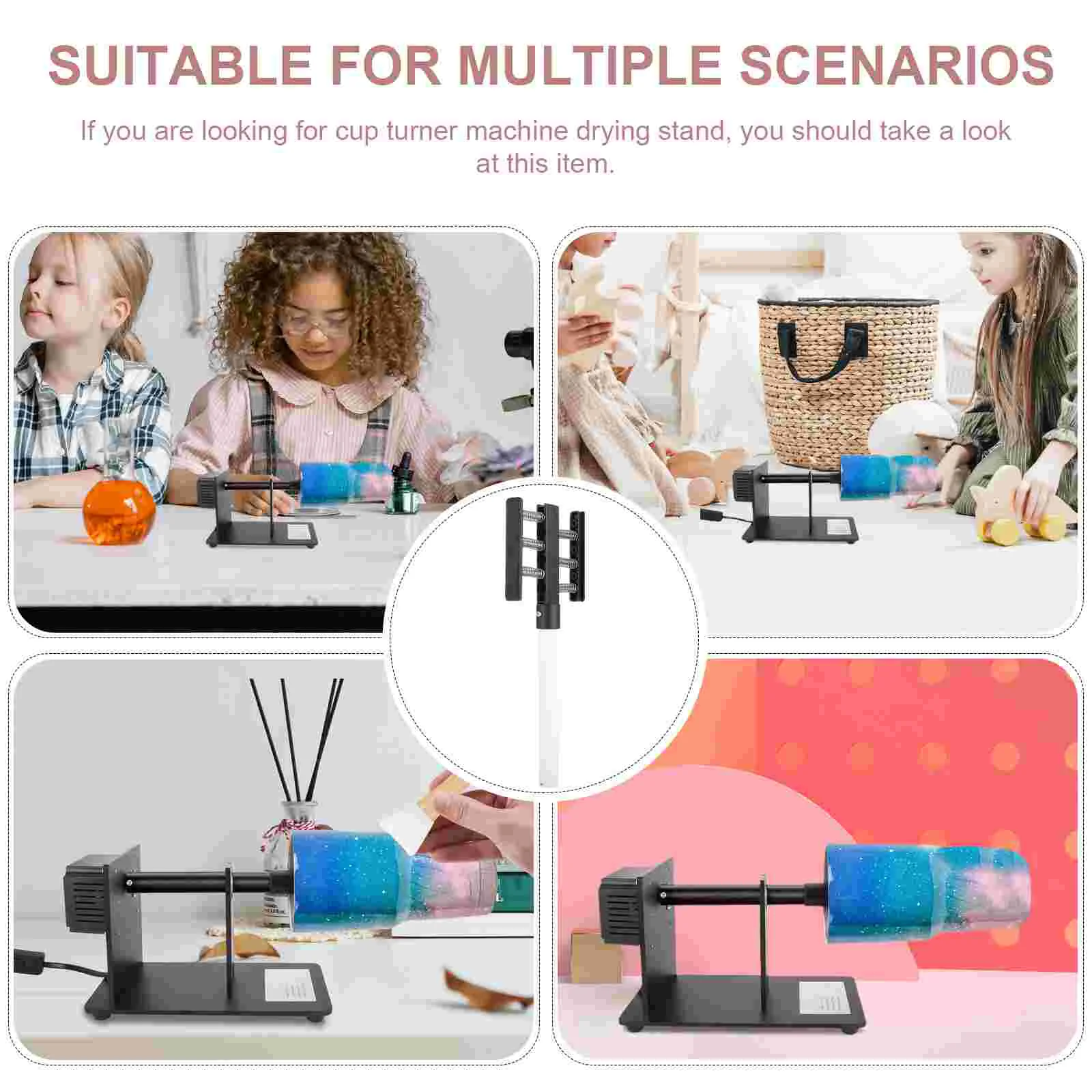 Tumbler Turner Drying Stand s Metal Rack for Cup Turner Machine Fixture Tumbler Tools Improve Efficiency