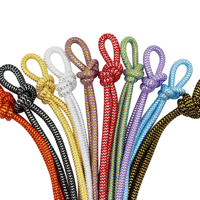 Weiou 1 Pair of Two-color Round Polyester Wavy Wire Laces 0.45cm Wide 10 Colors High Quality Laces High Boots Men and Women