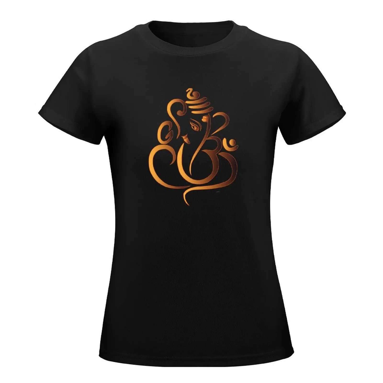 Ganesh Form Om Gam Ganapataye Namaha Unisex T-Shirt anime clothes female tops plain t shirts for Women