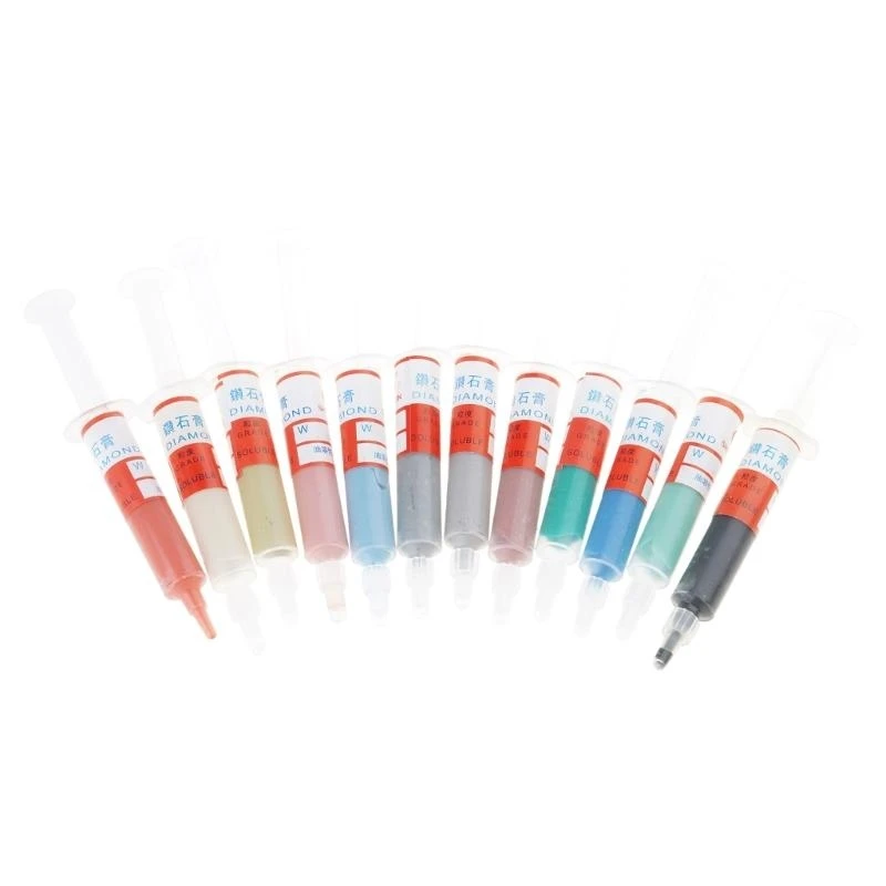 

Diamond Lapping Paste Polishing Compound 1,200 Grit Mesh 0.5-40 Microns Lapidary