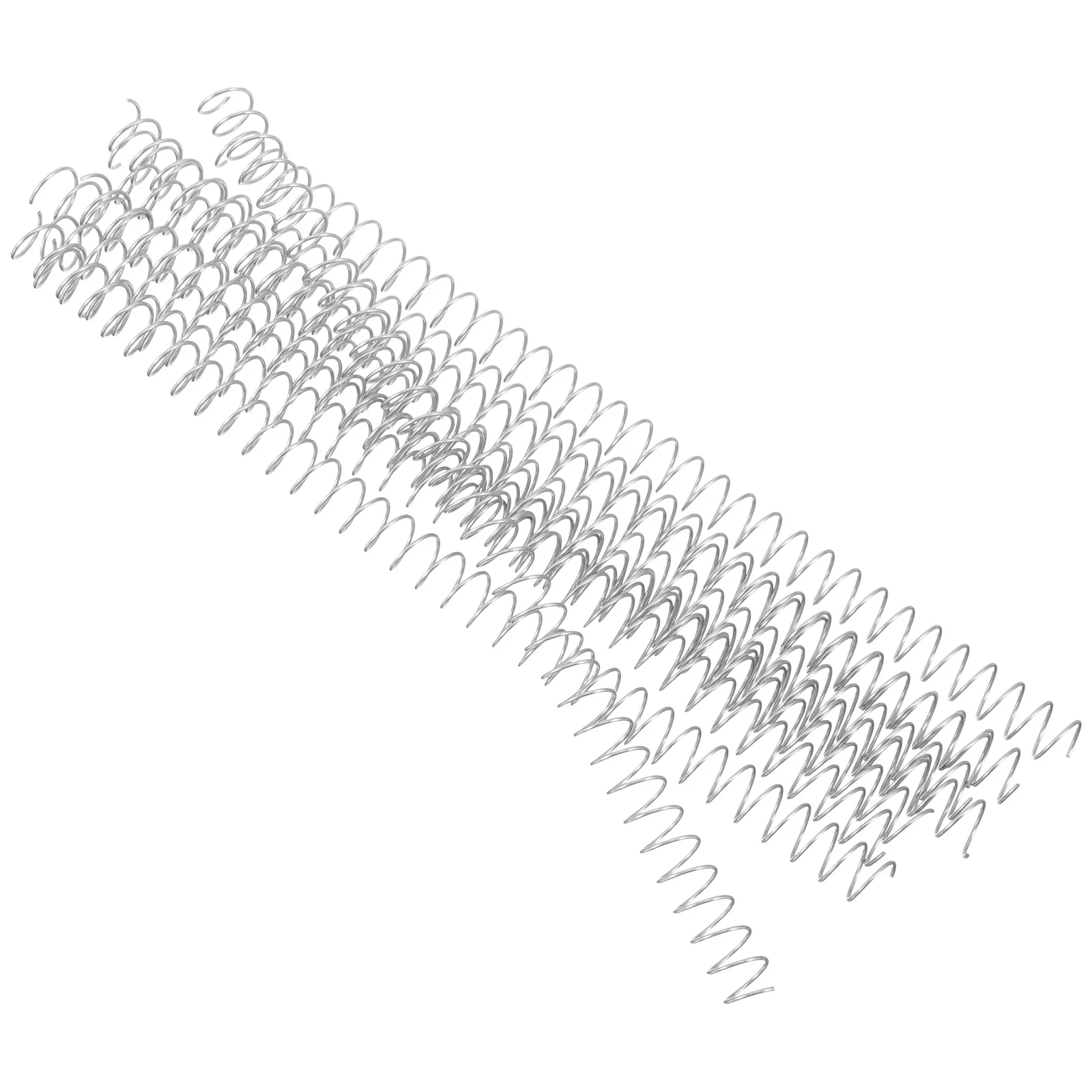 

10Pcs Metal Loose Leaf Binder Spirals Coils Notebook Spiral Rings Calendar Binding Rings Suitable for School Office