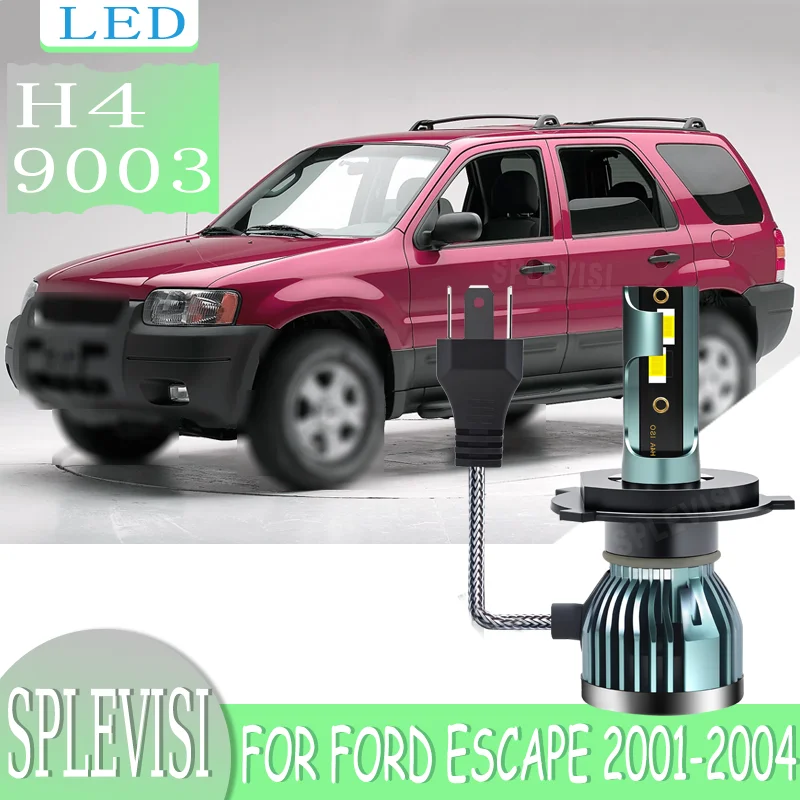 

All-Weather Protection High-Performance Reliable H4/9003 LED High Low Beam Headlight Bulb For Ford Escape 2001 2002 2003 2004