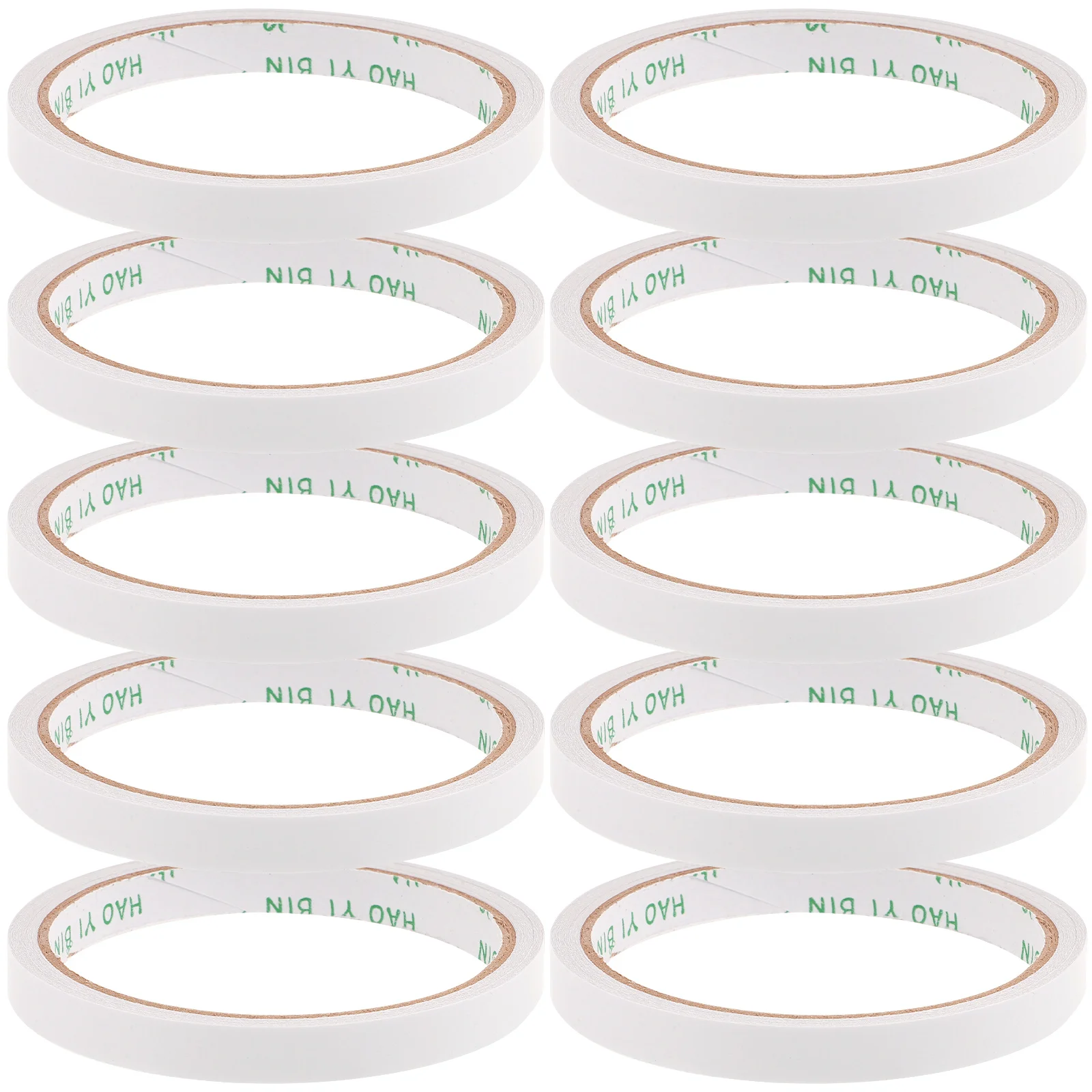 10 قطعة 1.2X800 سنتيمتر شريط لاصق على الوجهين لزجة قوية للحرف مكتب القرطاسية المدرسية Diy بها بنفسك مشاريع تذوب الساخن