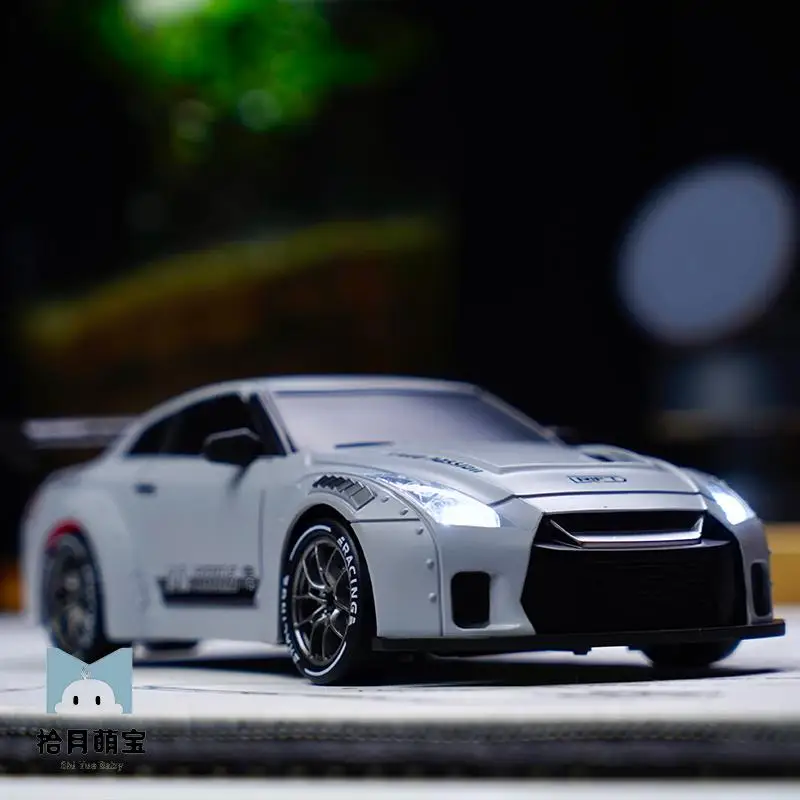 Simulated Gtr Model Sports Car Air Force Gray Full Scale Rc Remote Control Car Advanced High Speed Drift Car Children'S Toy Car